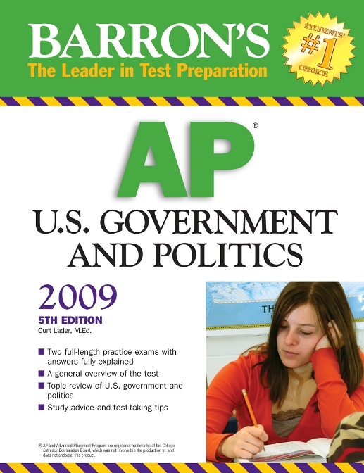 Title details for AP US Government And Politics by Curt Lader, M.A. - Available